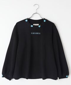 セール】 ポルカドットチュール使いカットソー （カットソー