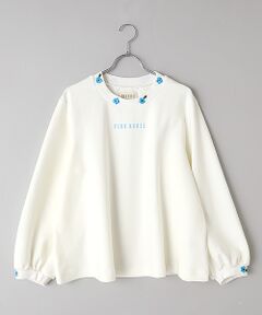 セール】 ポルカドットチュール使いカットソー （カットソー
