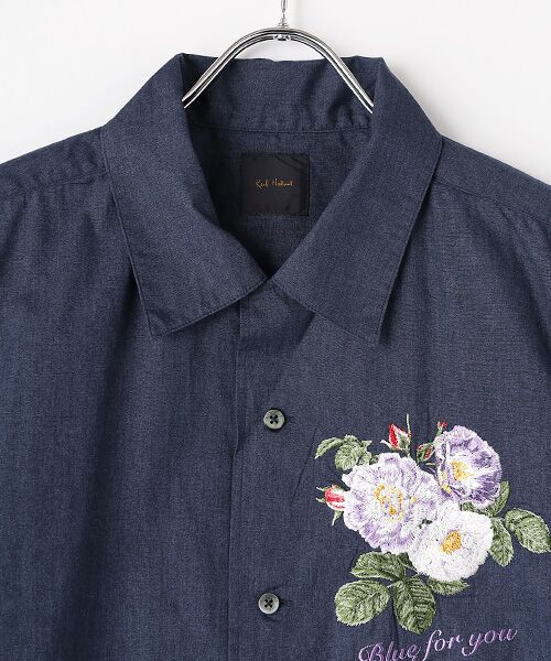 PINK HOUSE / ピンクハウス シャツ・ブラウス | ブルーフォーユー刺繍ブロードムラ糸ヴィンテージシャツブラウス | 詳細7