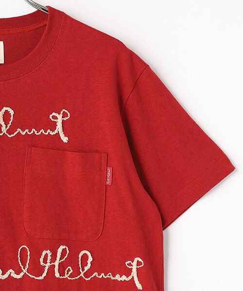 ロゴコード刺繍使いTシャツ （Tシャツ）｜PINK HOUSE / ピンク
