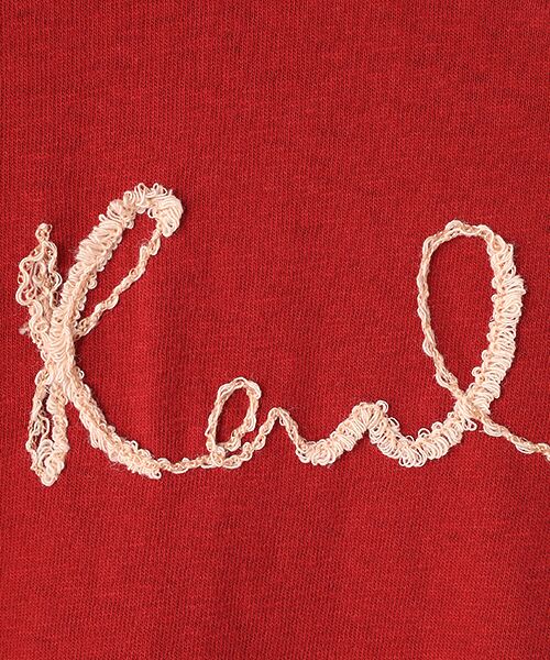 PINK HOUSE / ピンクハウス Tシャツ | ロゴコード刺繍使いTシャツ | 詳細7