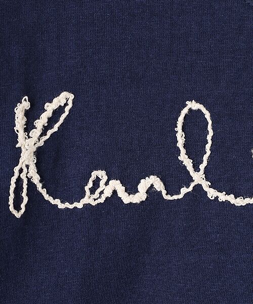 カールヘルム　ロゴコード刺繍使いTシャツ ロゴコード刺繍使いTシャツ（Tシャツ/カットソー）｜KARL