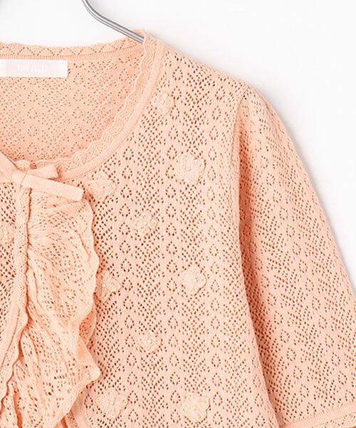 PINK HOUSE / ピンクハウス カーディガン・ボレロ | あじさいモチーフ使いニットボレロ | 詳細2