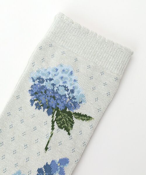 PINK HOUSE / ピンクハウス ソックス | あじさいモチーフソックス | 詳細1