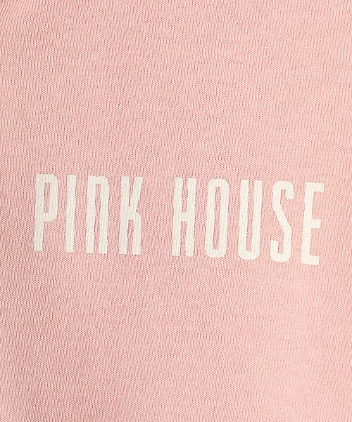 PINK HOUSE / ピンクハウス パーカー | あじさいグラデーションロゴアップリケパーカー | 詳細6