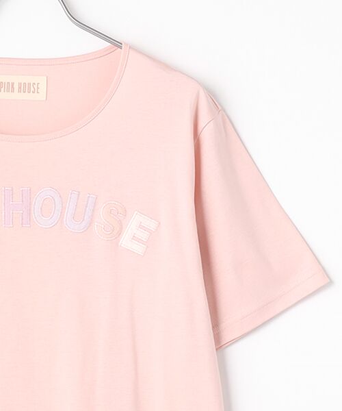 PINK HOUSE / ピンクハウス カットソー | あじさいグラデーションロゴアップリケカットソー | 詳細3