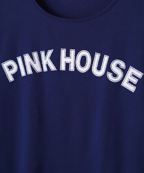 PINK HOUSE / ピンクハウス カットソー | あじさいグラデーションロゴアップリケカットソー | 詳細7