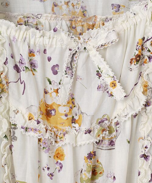 PINK HOUSE / ピンクハウス ロング・マキシ丈ワンピース | フラワーゼリープリントミディワンピース | 詳細2