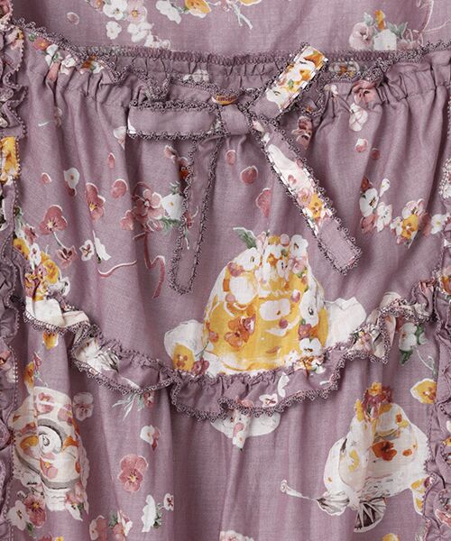 ピンクハウス　フラワーゼリー　ワンピース　ブラック PINK HOUSE / ピンクハウス フラワーゼリープリントワンピース