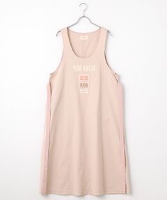 PINK HOUSE / ピンクハウス ロング・マキシ丈ワンピース | ネームワッペンいっぱいジャンパースカート
