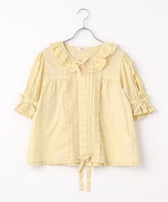 PINK HOUSE ピンクハウス ブラウス ギンガム 黄色✖️白 大きな