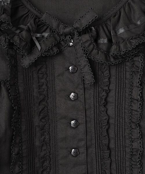 PINK HOUSE / ピンクハウス シャツ・ブラウス | ローンフリルブラウス | 詳細1