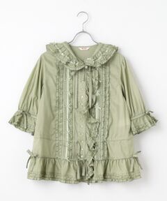 PINK HOUSE / ピンクハウス シャツ・ブラウス | フード付きローンオーバーブラウス