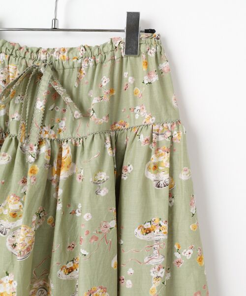 PINK HOUSE / ピンクハウス ロング・マキシ丈スカート | フラワーゼリープリントスカート | 詳細4