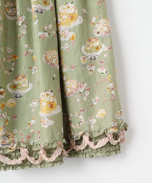 PINK HOUSE / ピンクハウス ロング・マキシ丈スカート | フラワーゼリープリントスカート | 詳細5