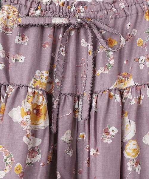 PINK HOUSE / ピンクハウス ロング・マキシ丈スカート | フラワーゼリープリントスカート | 詳細8