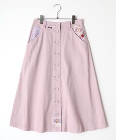 ピンクハウスロゴ入りの麻のチュニックパープル ピンクハウスフィーチャー一覧ページ｜ピンクハウスオフィシャル