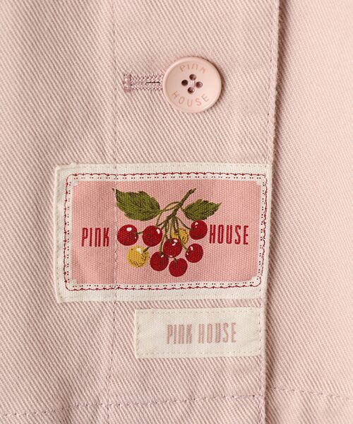 新品　ピンクハウス　PINK HOUSE ワッペンいっぱいツイルコート ピンクハウスのPINK HOUSE 2022 Springカタログ｜PINK HOUSE