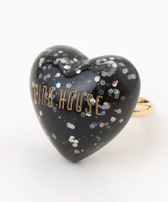 ハートモチーフリング