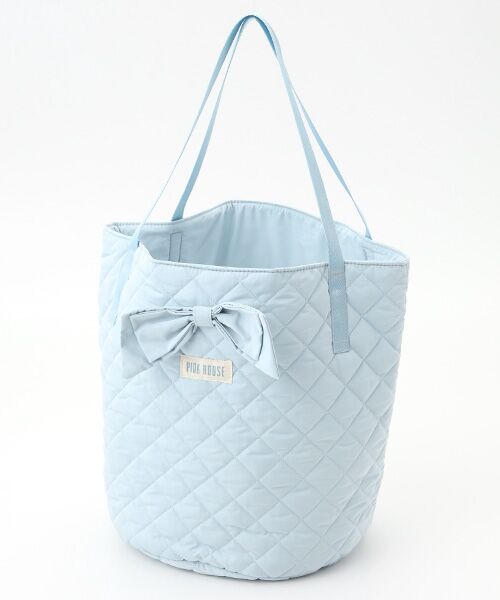PINK HOUSE / ピンクハウス トートバッグ | リボンモチーフ付きキルティングバッグ | 詳細8