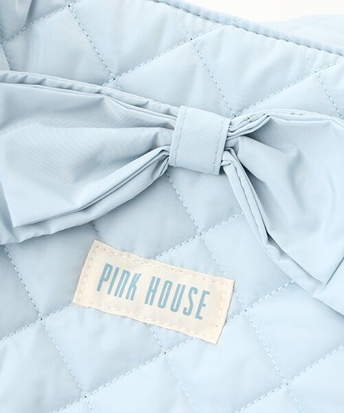 PINK HOUSE / ピンクハウス トートバッグ | リボンモチーフ付きキルティングバッグ | 詳細9