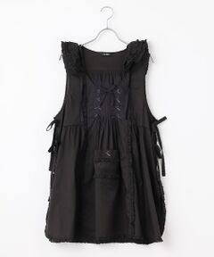PINK HOUSE｜レース使いフリルタブリエ | Rakuten Fashion(楽天