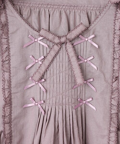 PINK HOUSE / ピンクハウス その他トップス | フリル使いローンタブリエ | 詳細10