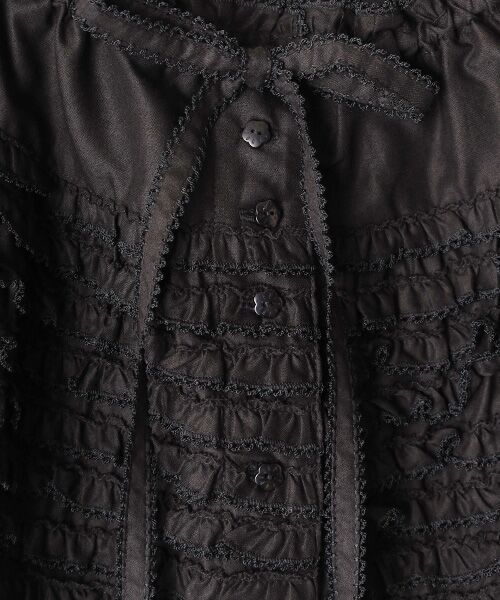 PINK HOUSE / ピンクハウス マフラー・ショール・スヌード・ストール | フリル使いローンケープ | 詳細1