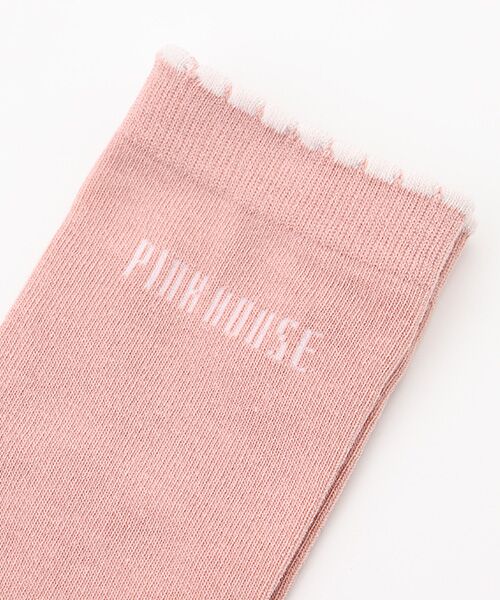PINK HOUSE / ピンクハウス ソックス | ロゴソックス | 詳細1