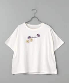 kotohayokozawa×PINK HOUSE MIX PRINT RAPHIC WAVE TOP