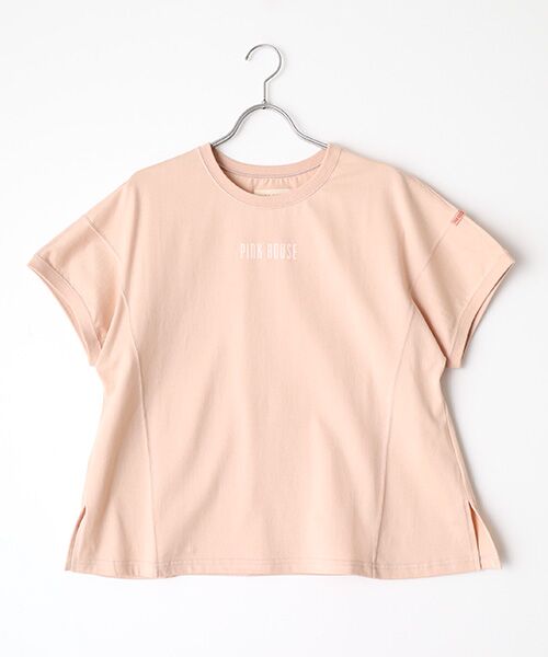 PINK HOUSE / ピンクハウス カットソー | ロゴプリントカットソー（ピンク）