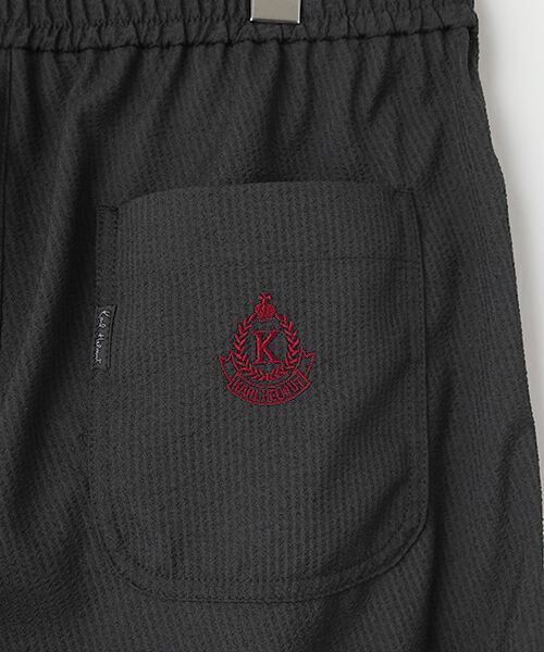 PINK HOUSE / ピンクハウス その他パンツ | ロゴ刺繍入りクールマックスサッカーパンツ | 詳細1