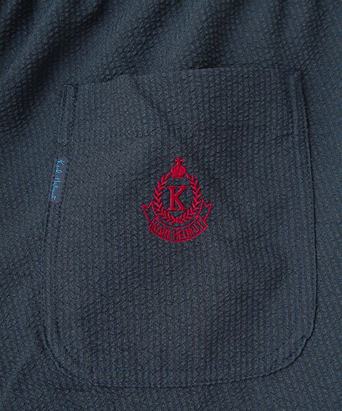 PINK HOUSE / ピンクハウス その他パンツ | ロゴ刺繍入りクールマックスサッカーパンツ | 詳細9