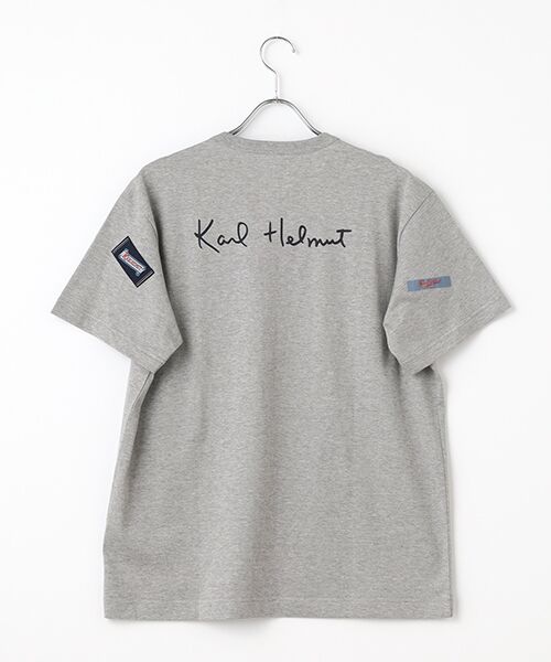 カールヘルム     ロゴワッペンいっぱいの長袖シャツ ネームワッペンいっぱいTシャツ （Tシャツ）｜PINK HOUSE
