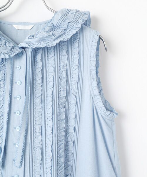 PINK HOUSE / ピンクハウス ロング・マキシ丈ワンピース | フード付きノースリーブワンピース | 詳細4