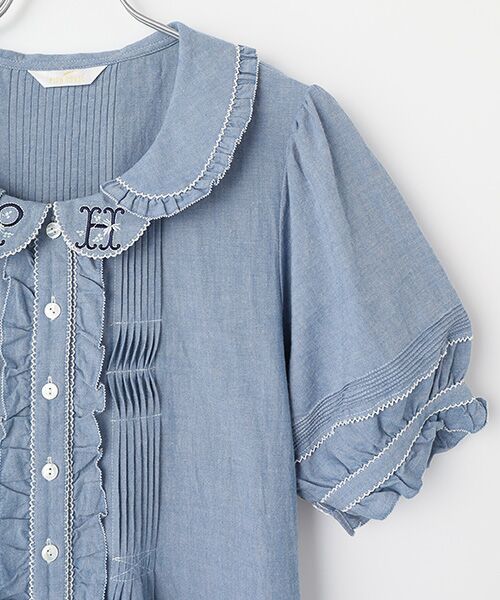 PINK HOUSE / ピンクハウス ロング・マキシ丈ワンピース | ●ダンガリーワンピース | 詳細3