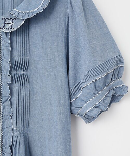 PINK HOUSE / ピンクハウス ロング・マキシ丈ワンピース | ●ダンガリーワンピース | 詳細4