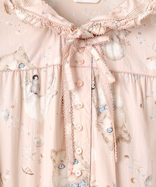 PINK HOUSE ロングワンピース PINK HOUSE（ピンクハウス）の「【 PINK HOUSE × misako aoki