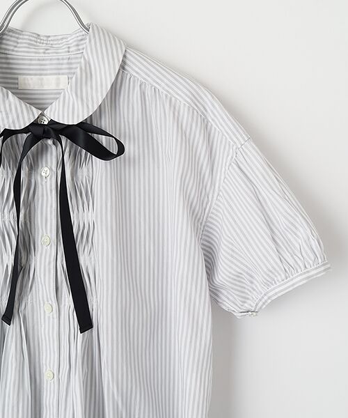 PINK HOUSE / ピンクハウス シャツ・ブラウス | リボンタイ付きシャツブラウス | 詳細3