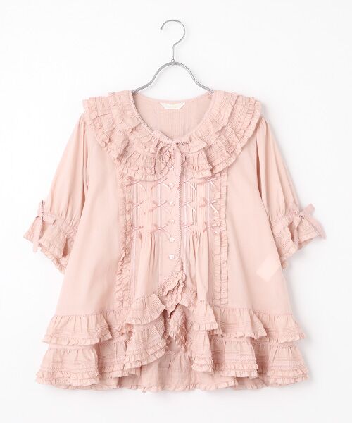 【レア】Jennyfax 2018AW ブラウス　ボレロ　ピンク JennyFax Tops – MIKIOSAKABE & JennyFax（ミキオサカベ