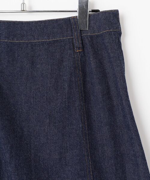 PINK HOUSE / ピンクハウス デニムスカート | ギンガムチェック使いデニムスカート | 詳細4