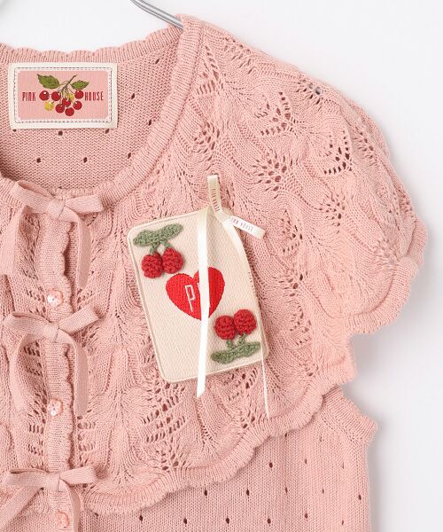 hot pink ホットピンク ストール 刺繍 PINK HOUSE ストール マフラー ワンダー・ザ・シー刺繍ストール