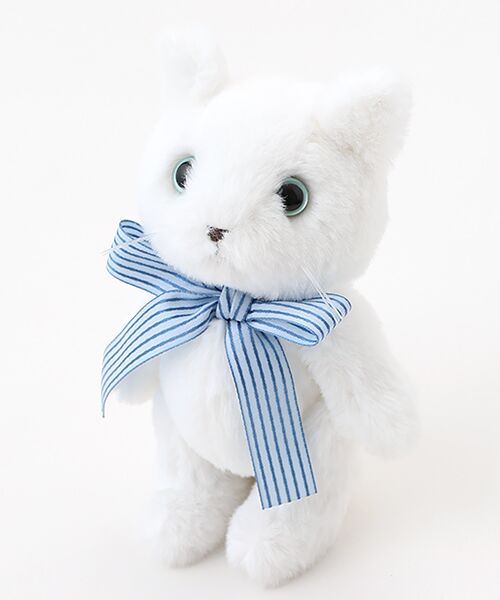 PINK HOUSE / ピンクハウス ブローチ・コサージュ | ねこと子ペンギンぬいぐるみコサージュ（シロ）