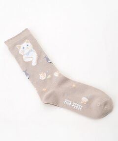 PINKHOUSEピンクハウスWhite Cloverモチーフソックス2色セット スイーツスプリングバニープリントソックス｜ピンクハウス