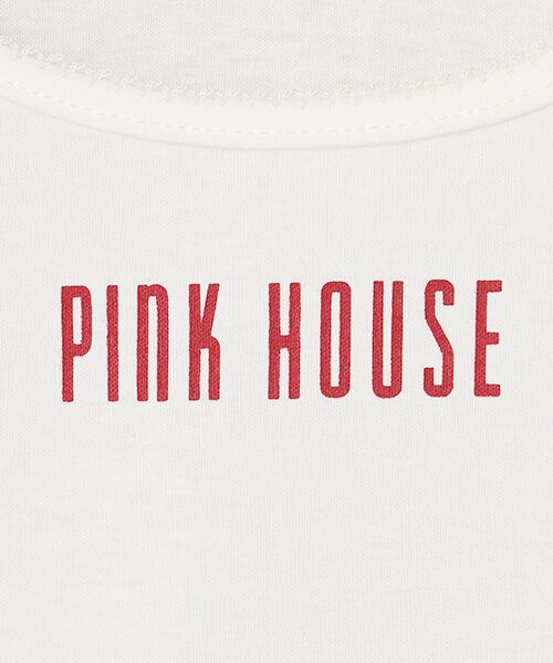 PINK HOUSE / ピンクハウス カットソー | ロゴプリントパフスリーブカットソー | 詳細2