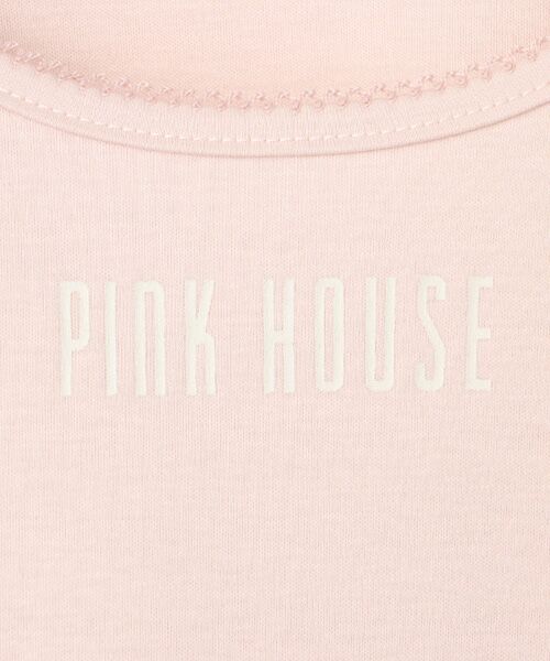 PINK HOUSE / ピンクハウス カットソー | ロゴプリントパフスリーブカットソー | 詳細3