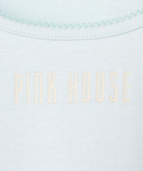 PINK HOUSE / ピンクハウス カットソー | ロゴプリントパフスリーブカットソー | 詳細1