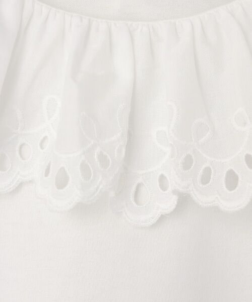 PINK HOUSE / ピンクハウス カットソー | コットンレース使いボーダーカットソー | 詳細2