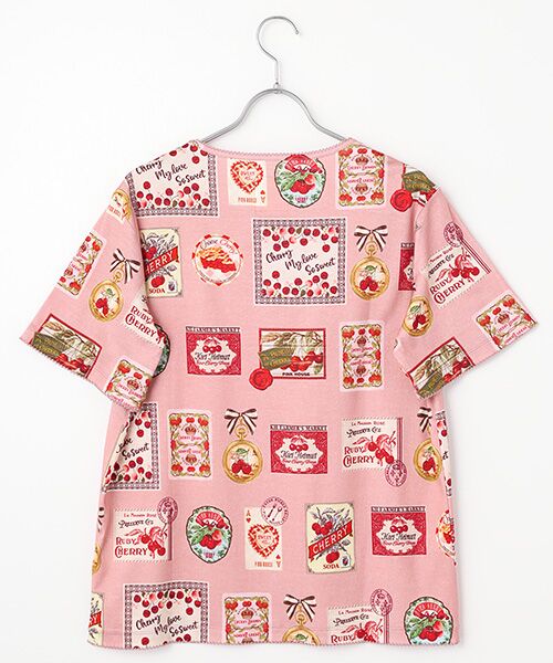 PINK HOUSE / ピンクハウス チェリープリントカットソー チェリープリントカットソー｜ピンクハウスオフィシャル