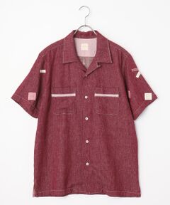 【タグ付き未使用】ピンクハウス パープル ギンガムチェック 半袖ブラウス タグ付き未使用】ピンクハウス パープル ギンガムチェック 半袖
